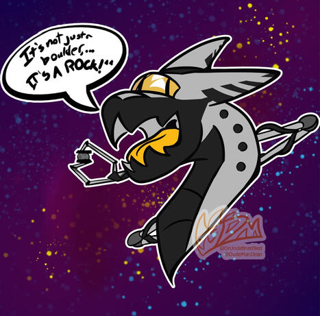 A Rock! - Colored and Lined